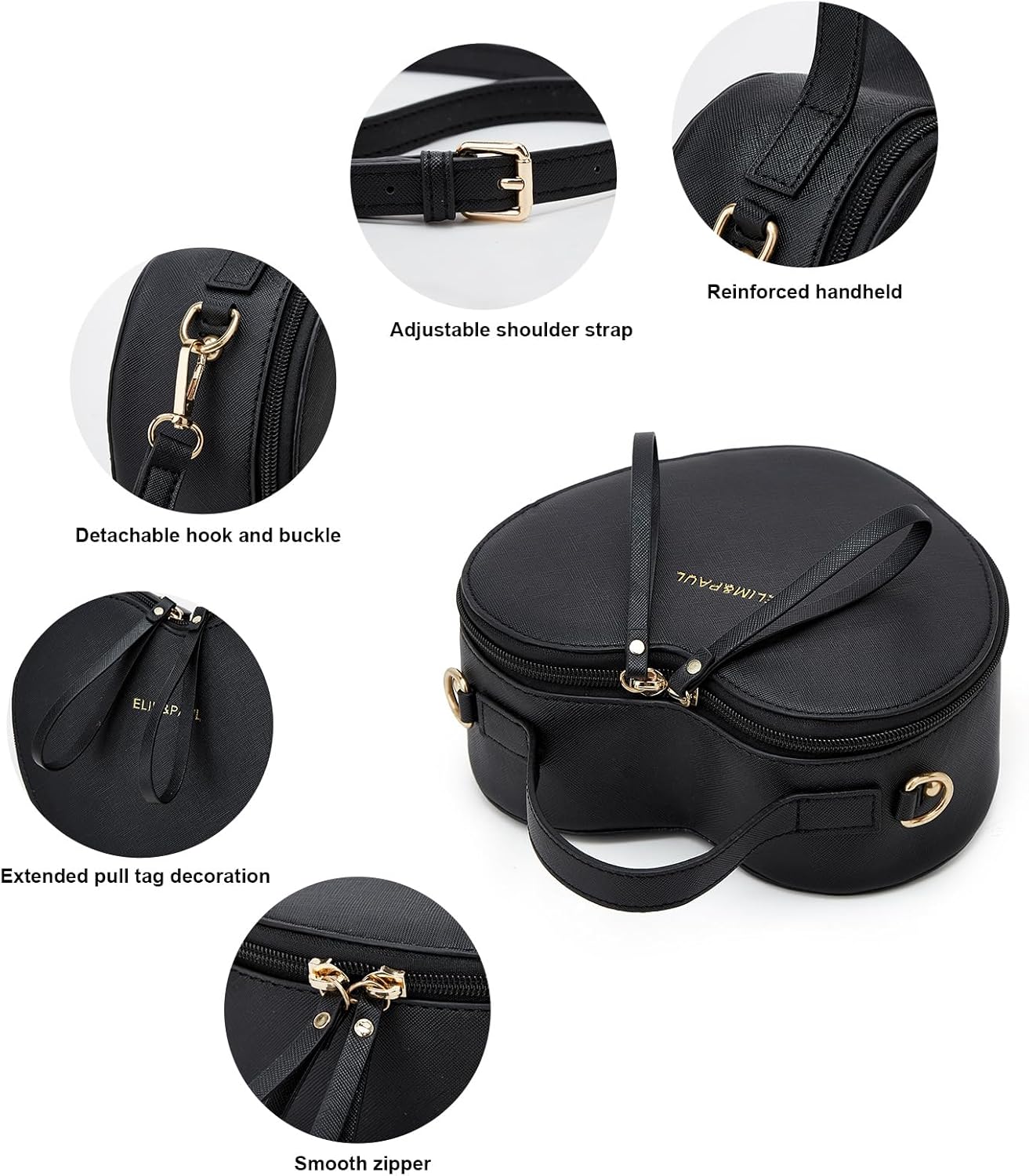 Crossbody Purse for Women Small Crossbody Bags Trendy Vegan Leather with Adjustable Shoulder Straps Gift for Mother Wife Mom