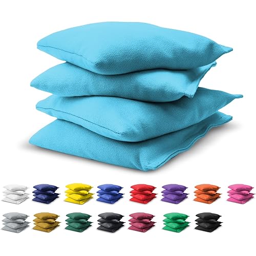 GoSports Cornhole Bean Bags Set of 4-16 Colors Available - Regulation All Weather, Mix and Match