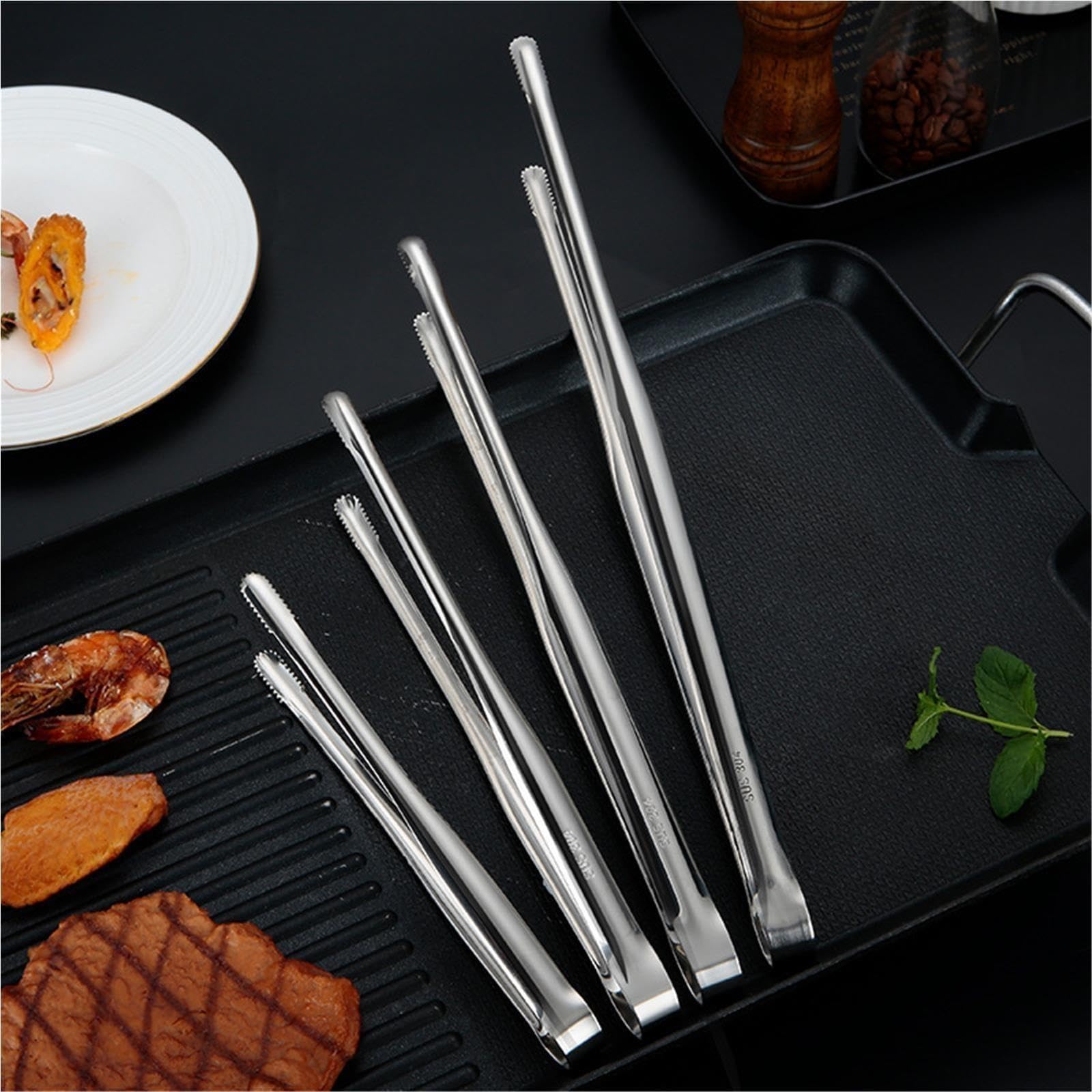 3 Pinzas for Barbacoa De Acero Inoxidable Para Cocinar