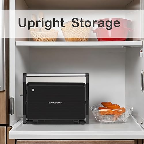 Miniatura 6 de Tamaño pequeño, mini prensa Panini, prensa de sándwich, parrilla Pnini, perfecta para asar sándwiches, bistec, hamburguesas, panini, salchichas,