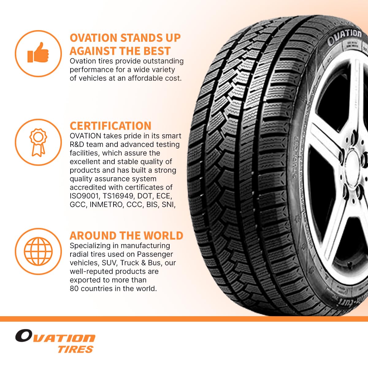 Ovation W-586 M+S - 195/65R15 91T - Winterreifen