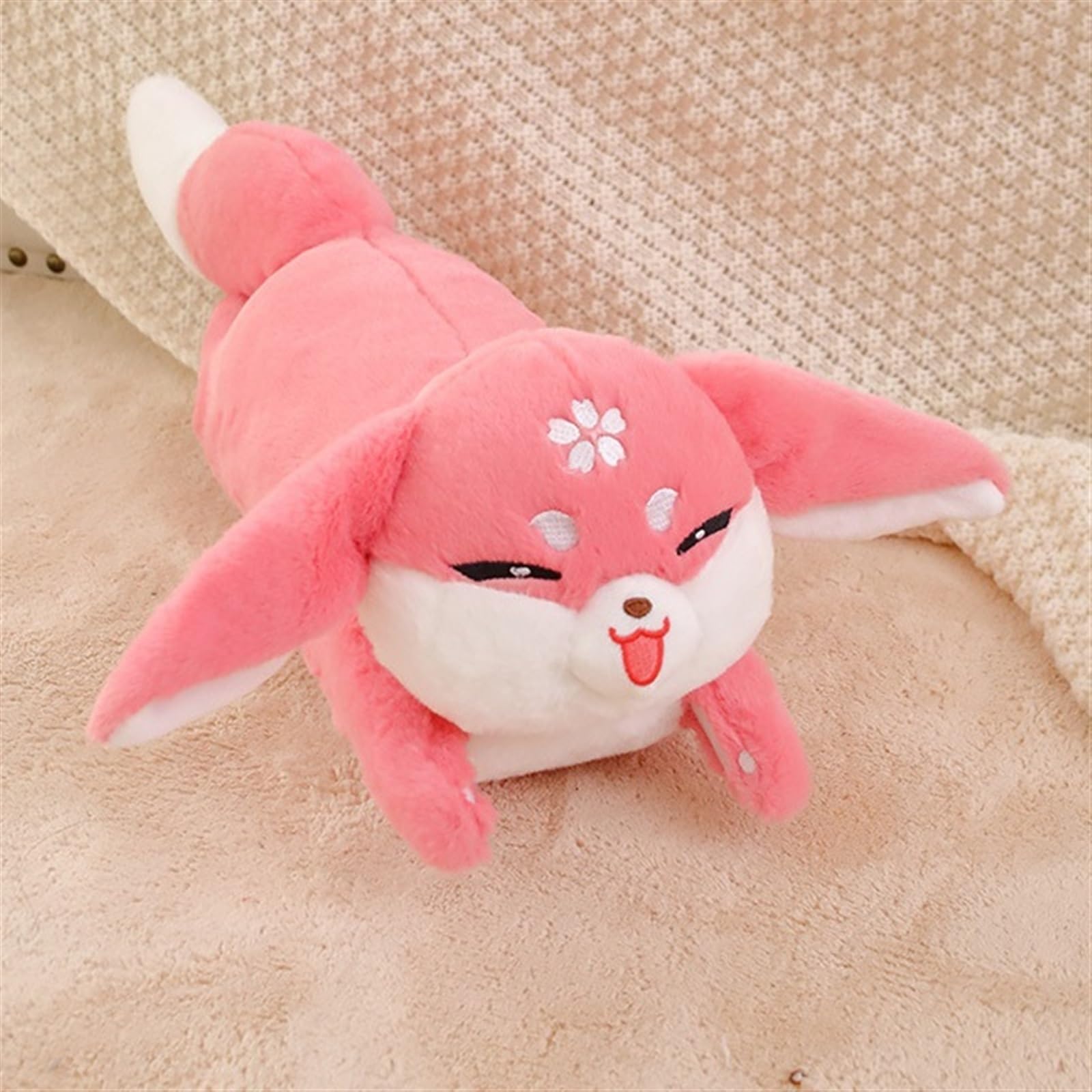 Genshin Pluche, 12CM Anime Knuffel Speelgoed Schattige Zachte Gevulde Pop Sleutelhanger Impact Carcoon Figuur for Fans Cadeau(Yae Miko