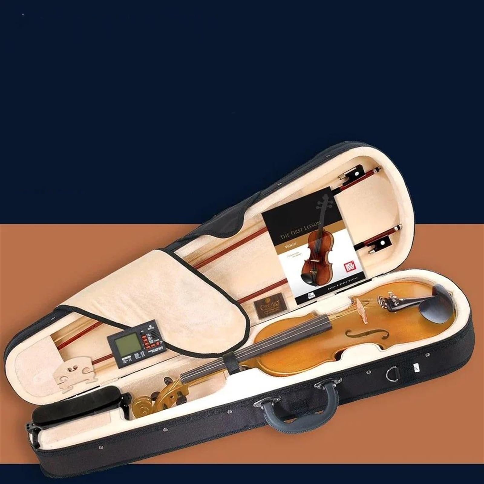 Violín instrumento musical Violín De Madera Maciza Con Ébano Tamaño 4/4