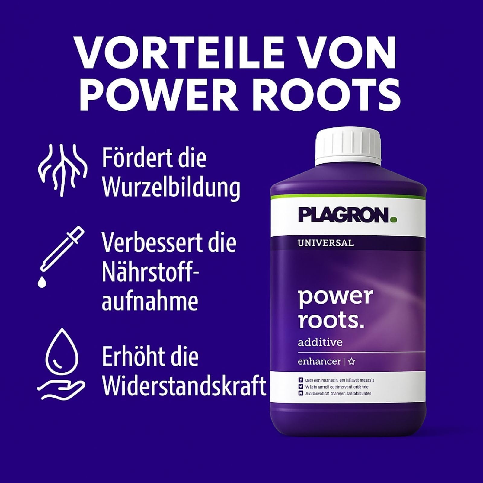 Weedness Plagron Power Roots 1 L – Engrais racinaire professionnel