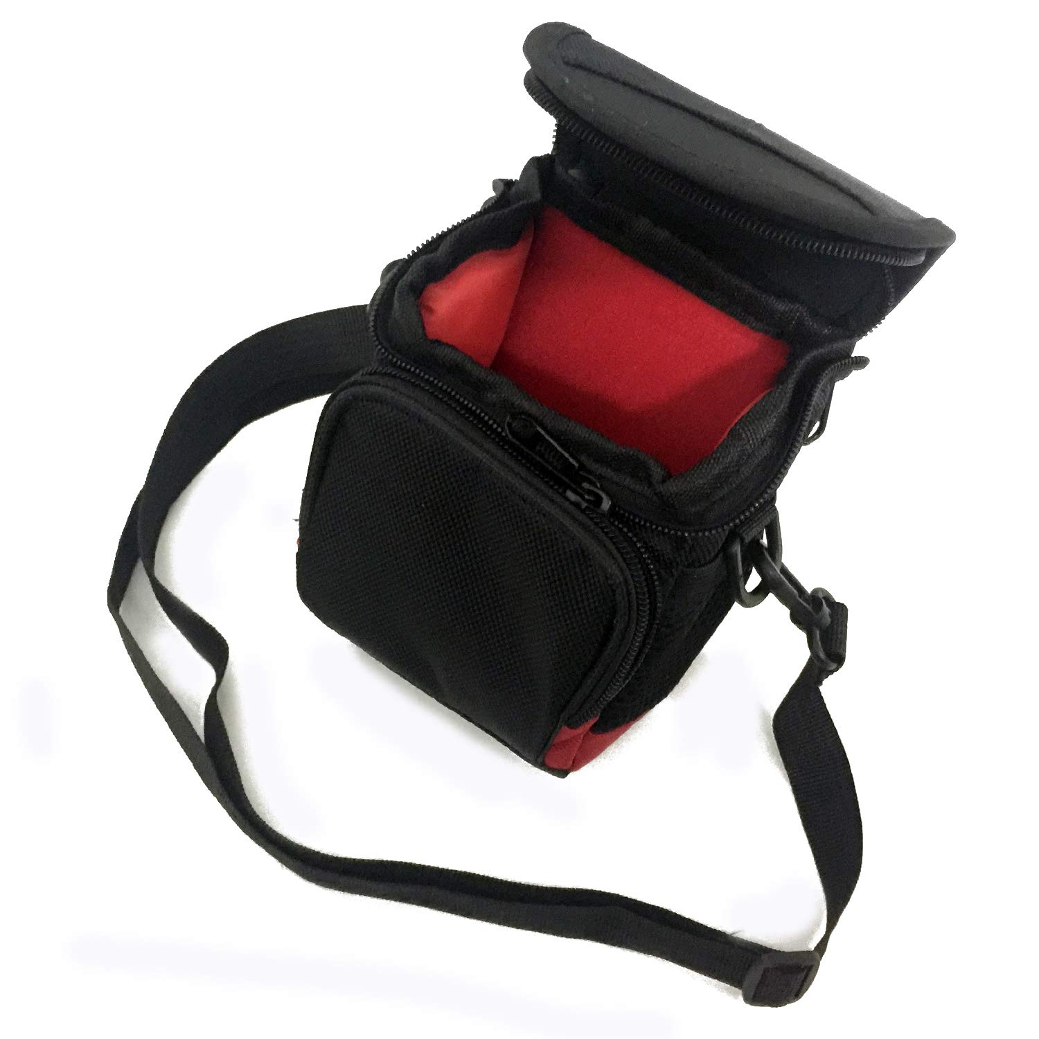 K-S-Trade Housse pour Nikon Coolpix P7700 Sac Appareil Photo à Bandoulière Housse Couvervcle étui Antichoc Caméra Accecssoire Compatible avec Nikon Coolpix P7700 avec Compartiment Extérieur