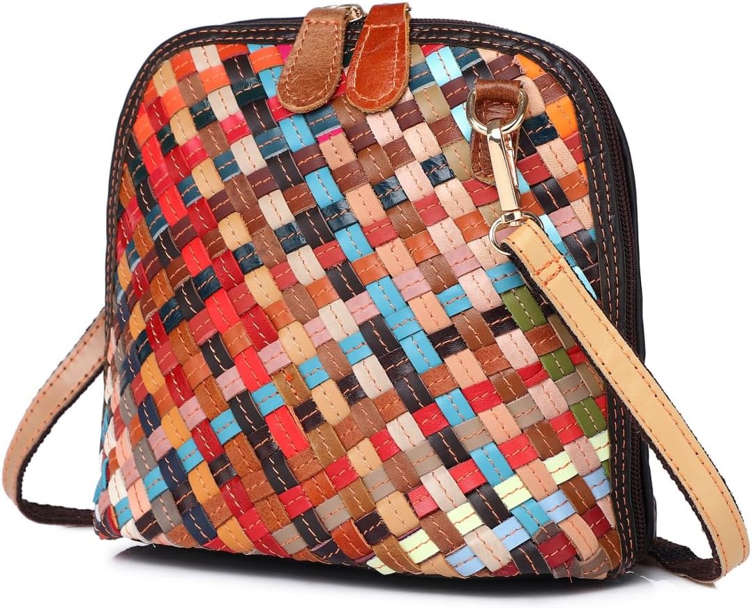 Crossbody Bag for Women Small Leather Cute Purse - Shoulder Bag Designer Trendy Small Sling Cross Body Bag