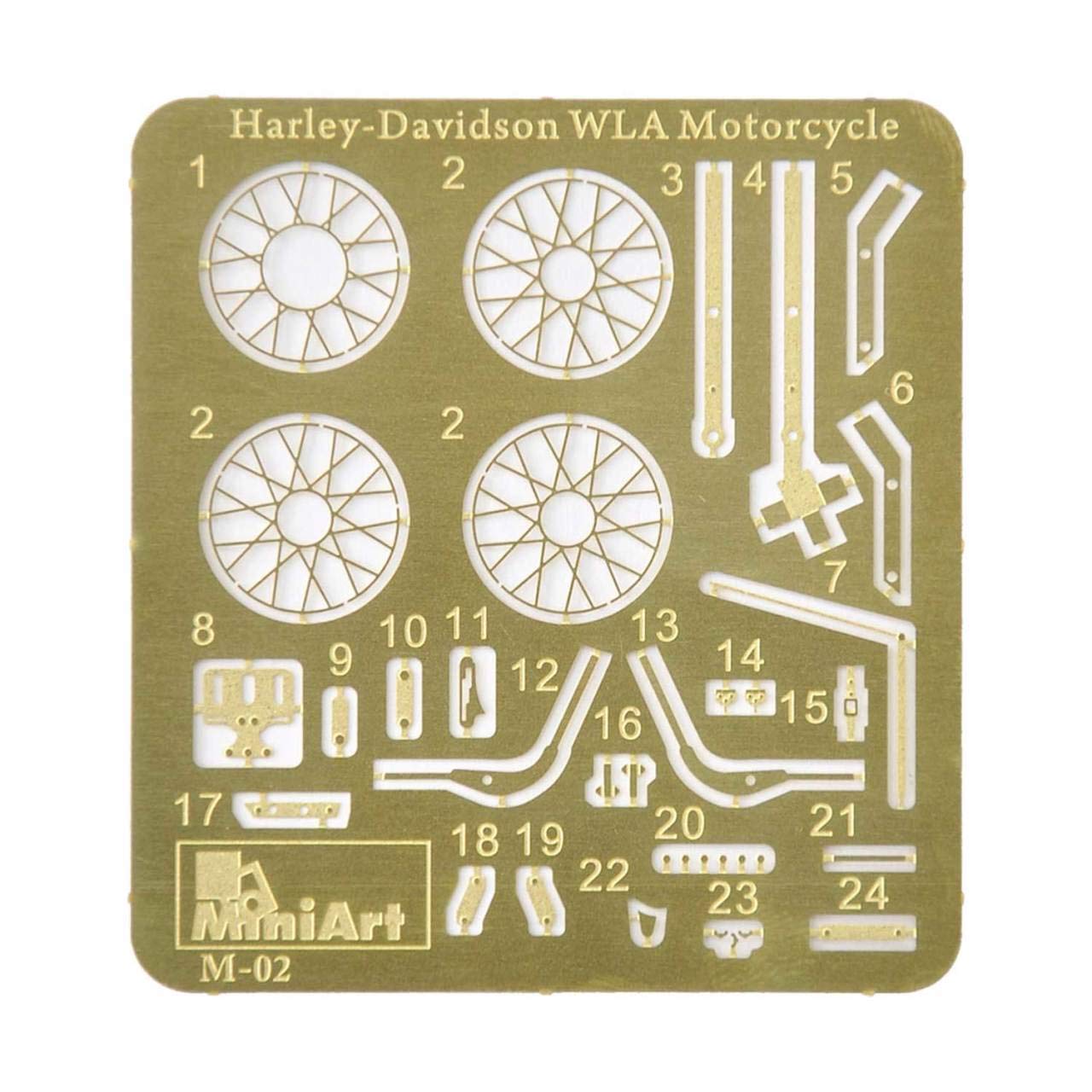 Amazon | ミニアート 1/35 アメリカ軍バイクWLAライダー付 プラモデル  