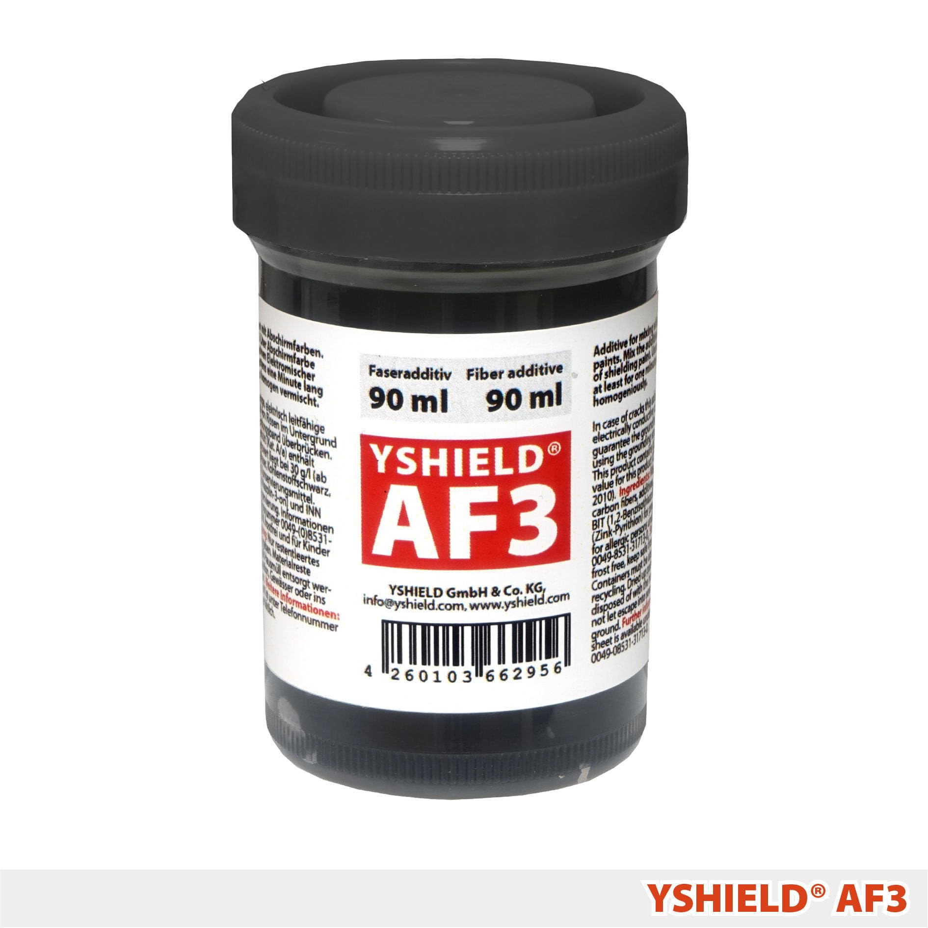 Combination of YShield HSF54 EMF Radiation shielding paint, GK5 primer, AF3 Carbon Concentrate, 5 metres GSS10 Conducting rods | RF, 5G, WiFi radiation blocking | upto 90 dB shielding (40GHz) 2