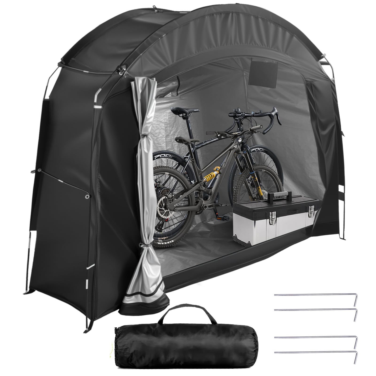 abri 2 vélos tente protection extérieure
