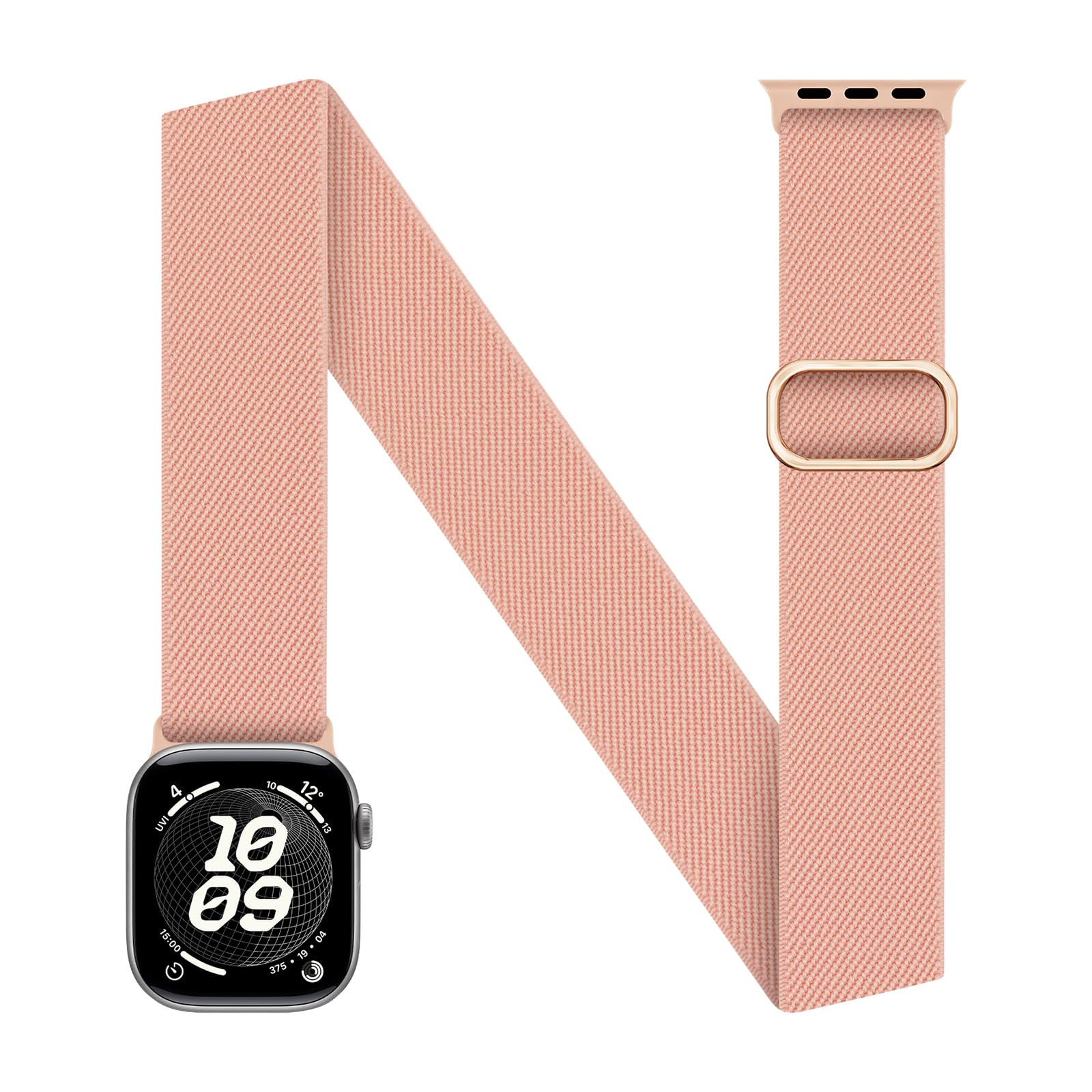 Stretchy Ankle/Arm Straps Compatible with Apple Watch Strap 38mm 40mm 41mm 42mm 44mm 45mm 46mm 49mm, Solo Loop Nylon Sport Ankle Band for iWatch Series 11 10 9 8 7 6 5 4 3 2 1 SE Ultra Women Men — view 11