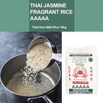 Thai Jasmine Elephant Fragrant Rice 10kg Thai Hom Mali rice AAAAA