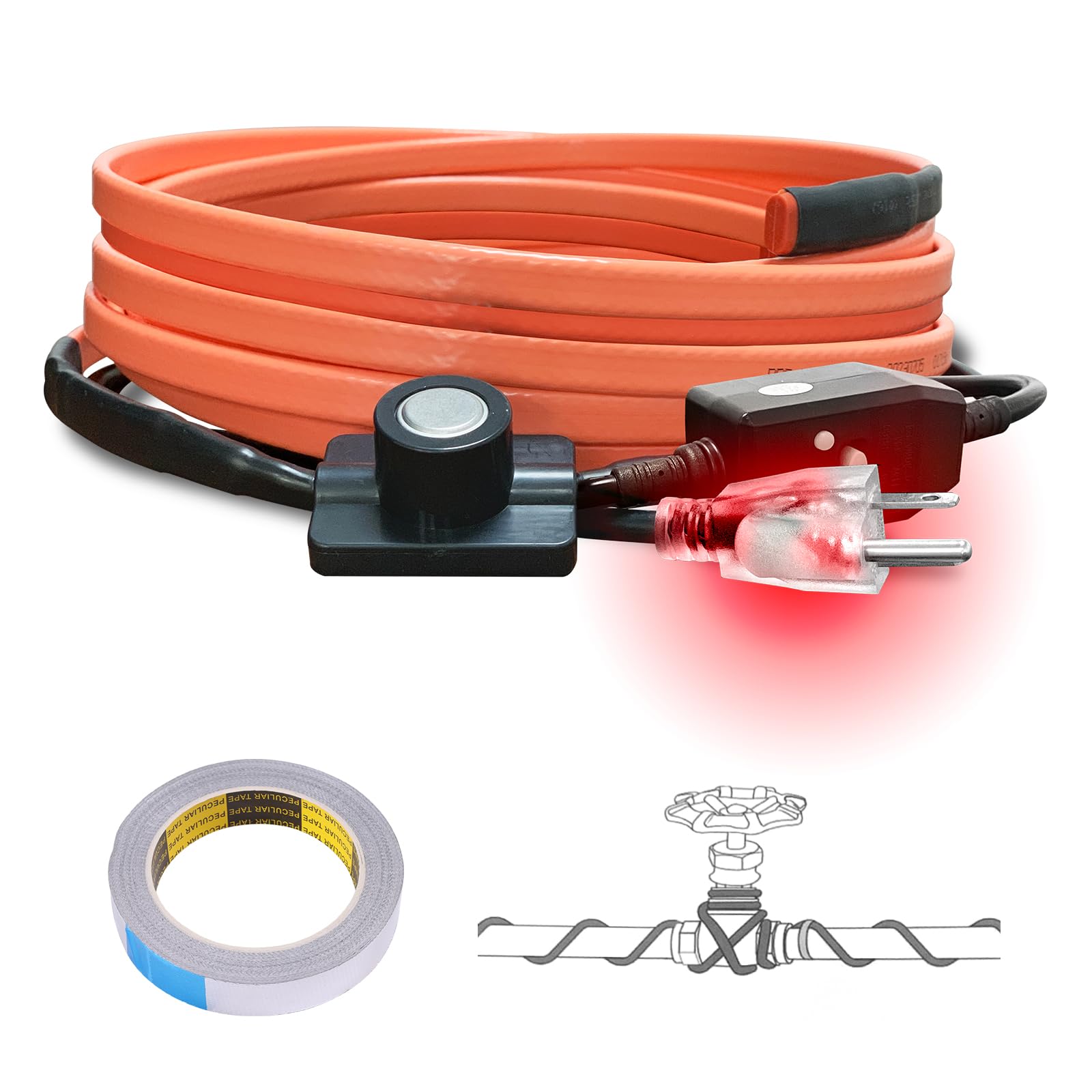 Cupohus Heat Tape For Water Pipes