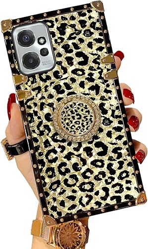 Funda para teléfono Motorola Moto G Power 2023 5G para mujer, diseño de leopardo, de lujo, de silicona, dorado, a prueba de golpes, cubierta trasera