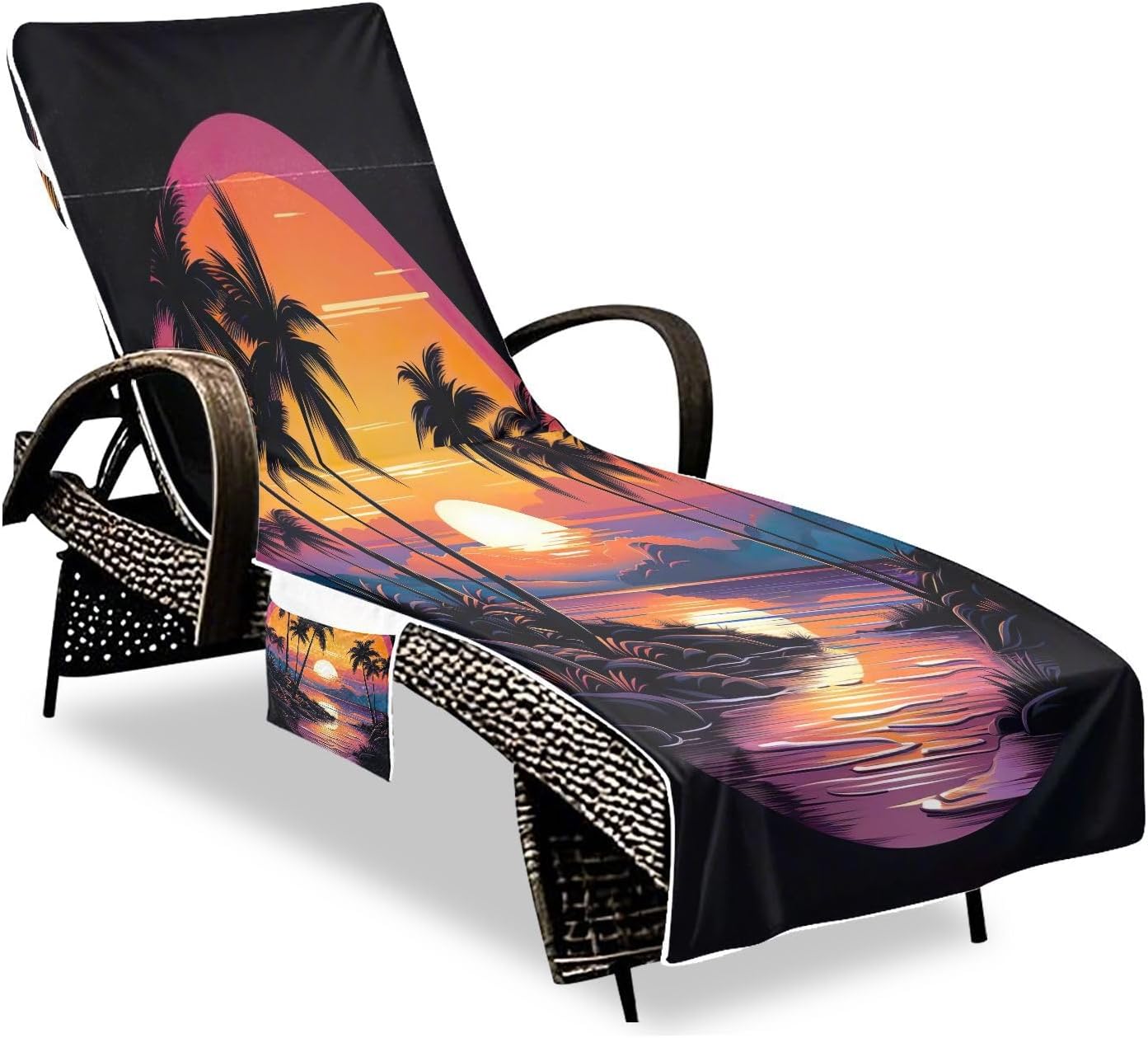FRMG Hawaii Beach Patio Chaise Lounge Covers Beach Chair Cover Beach Chair towel lounge chair towel cover A0900130a