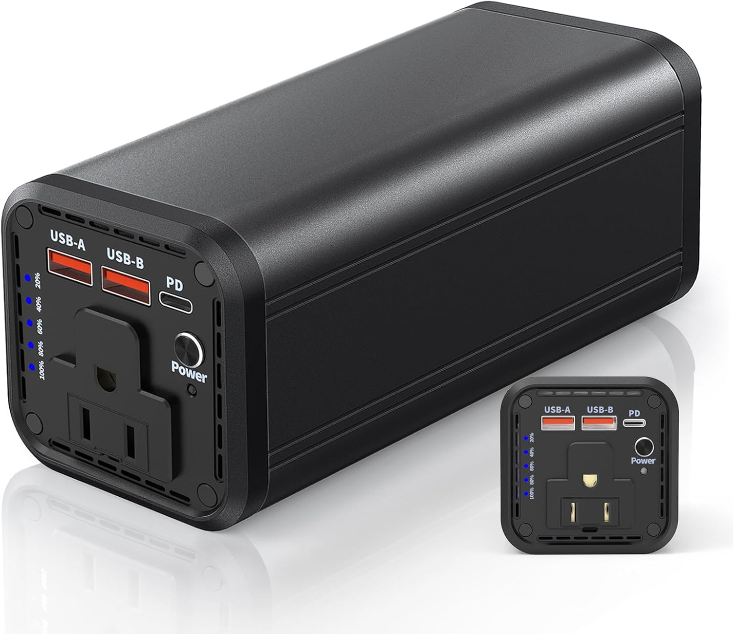 CONXWAN Batterie Externe, 22.5W Power Bank 27000mAh Avec Câble Intégré, USB C Charge Rapide Batterie Portable Avec 4 Sorties Et Led Display Chargeur Portable Pour Smartphone Tablets Fiche Technique E