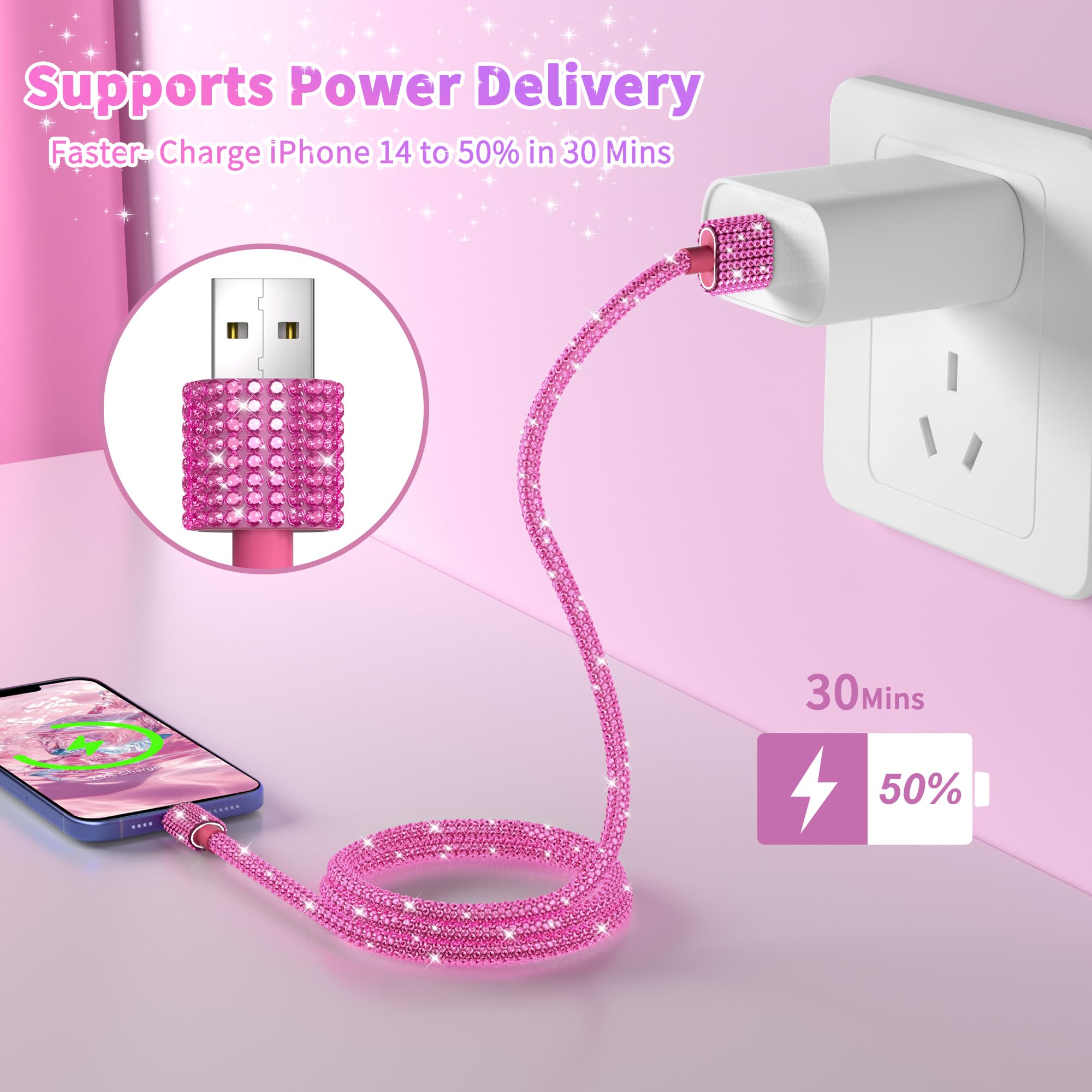 Amazon.co.jp: XNMOA USB A - iPhoneケーブル、USB iPhone高速充電