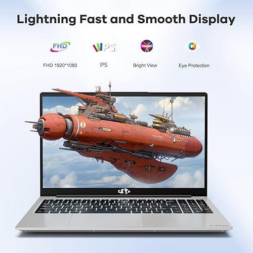 Miniatura 4 de NIMO Portátil FHD lPS de 15.6 pulgadas, 8 núcleos Intel i5-12450H 32GB RAM 1TB SSD (Beat i7-11800H, hasta 4.4 GHz) Ordenador estudiantil con