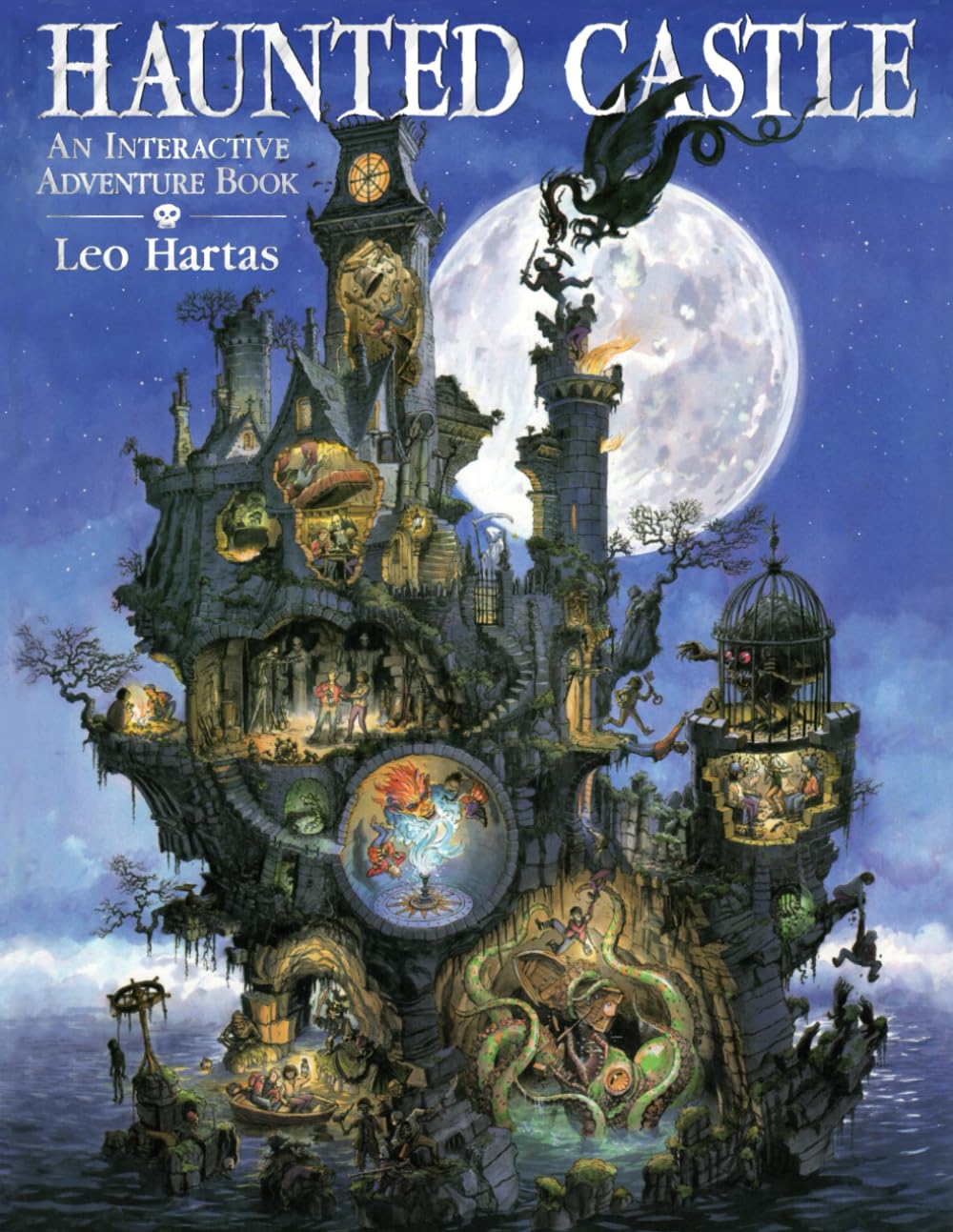 Haunted Castle: A Spooky Interactive Adventure Picture Book for Children and Teens age 8-14
