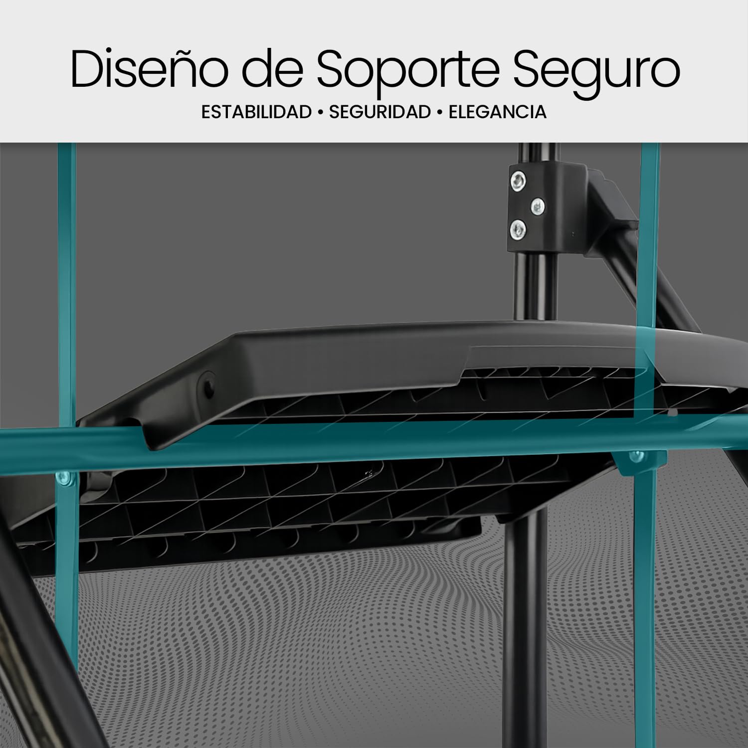 UZIRO Escaleras Plegables 4 Peldaños con Bandeja y Peldaños Anchos para Hogar