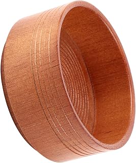 Dioche Natural Wooden Shaving Soap Bowl Cup - Moisture-Resistant Tool for Men's Shaving Routine - Eco-Friendly and Stylish Design - Perfect for Cream, Soap & Brush Storage - Lightweight