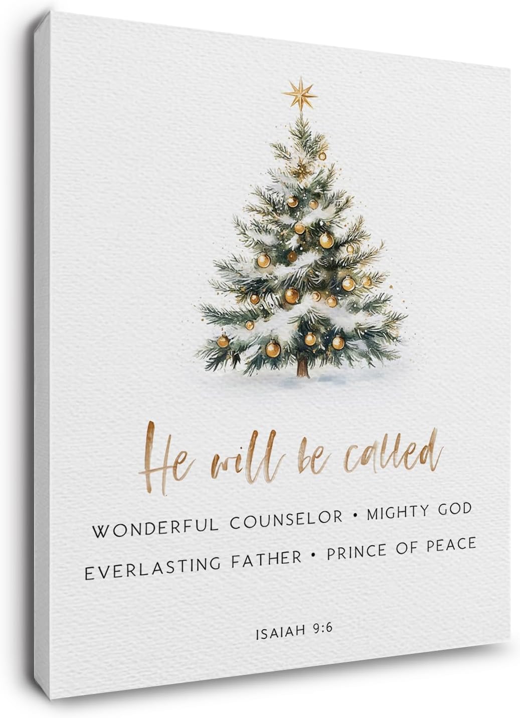 Ryeolo Christian Wall Art Christmas Tree Wall Art Prints