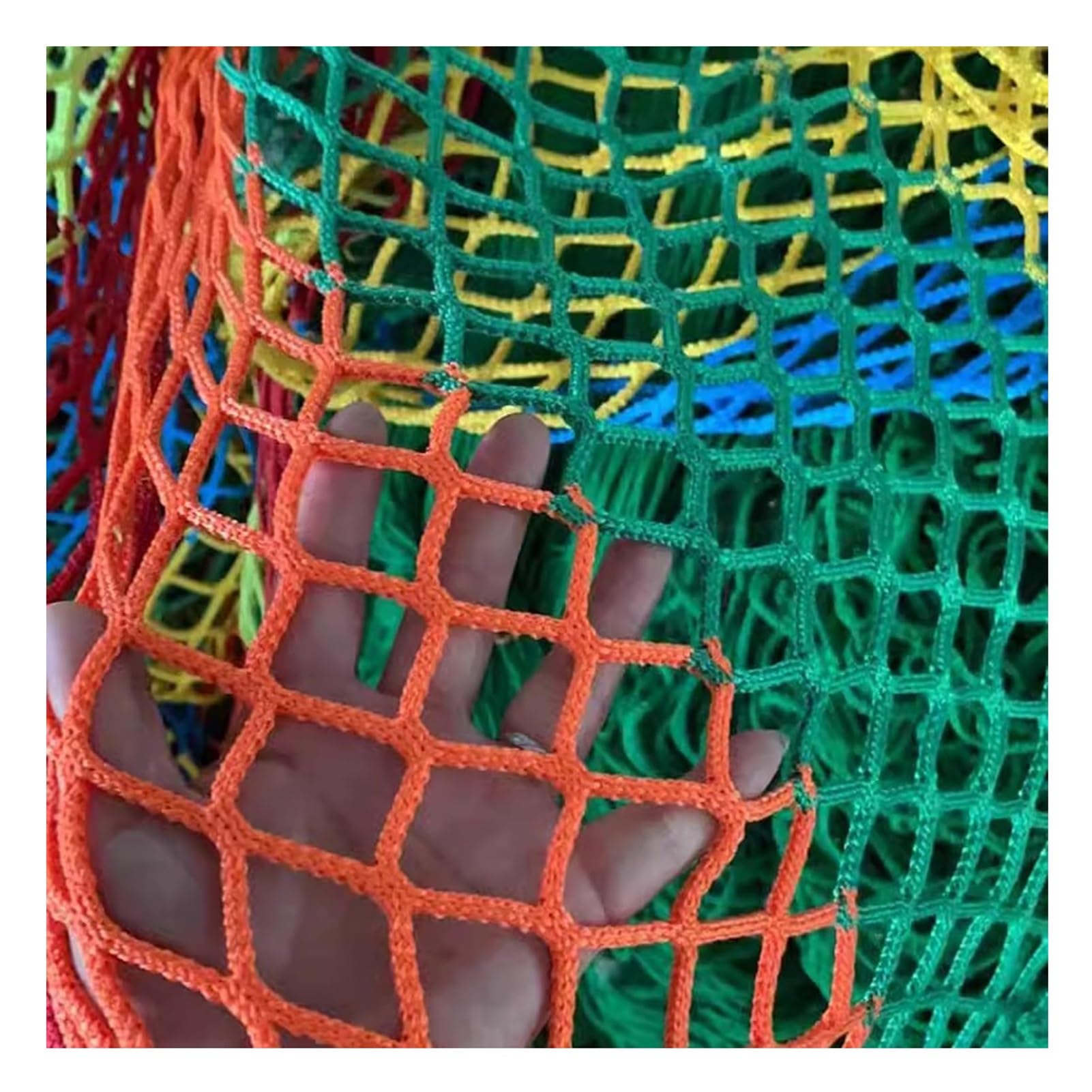 Red de Remolque, Red Anticaída para Barandilla de Paisaje, Red de Balcón, Valla de Juegos Trenzada Sin Nudos, Personalizable ZLRBN(2x3m/7x10ft)