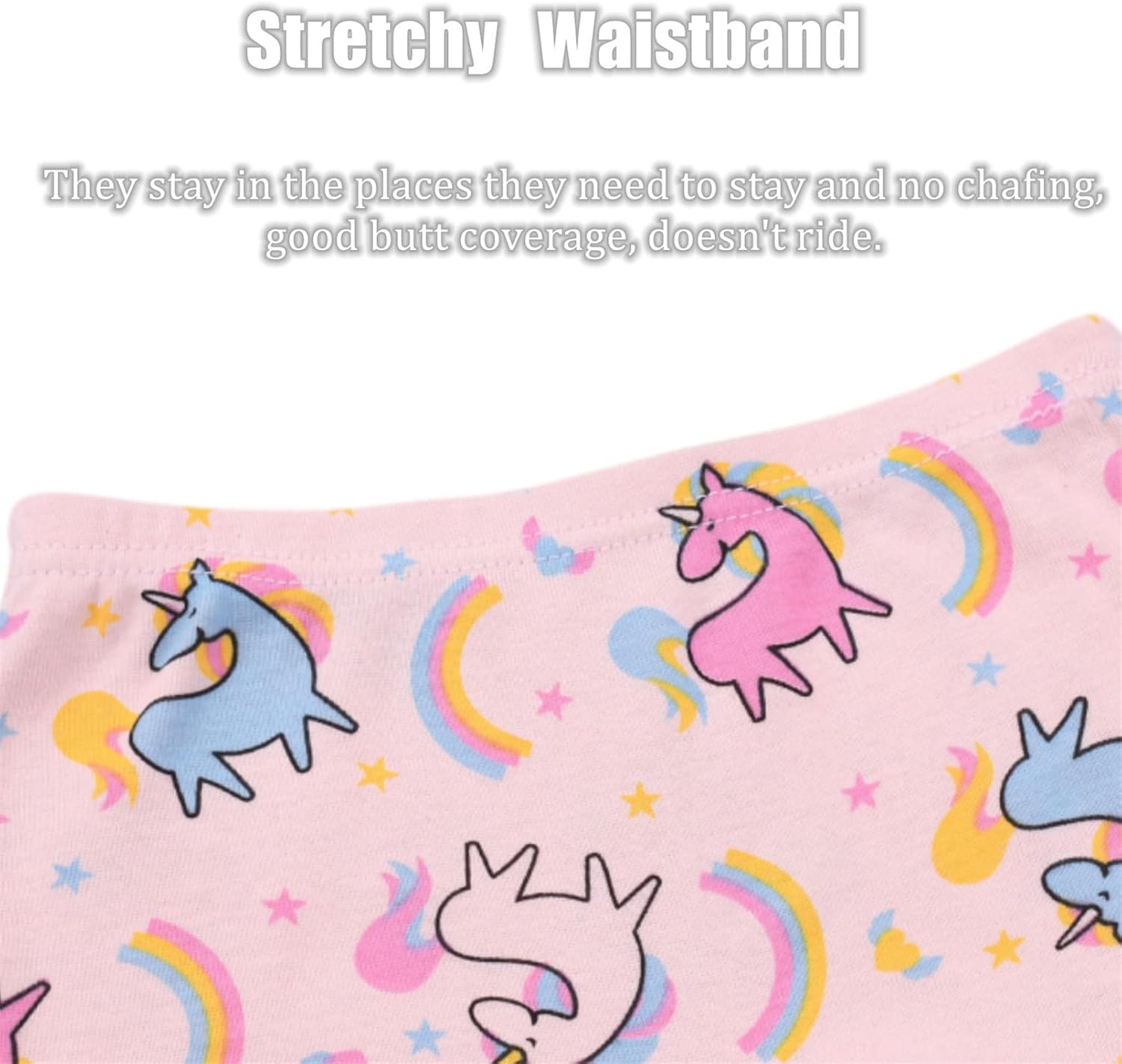 Cczmfeas Girls Hipster Cotton Underwear Boyshort Panties 6 Pack - Image 3