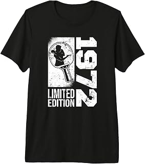 Table-Tennis Player Vintage born 1972 Birthday Ping-Pong Premium Tri-blend T-Shirt