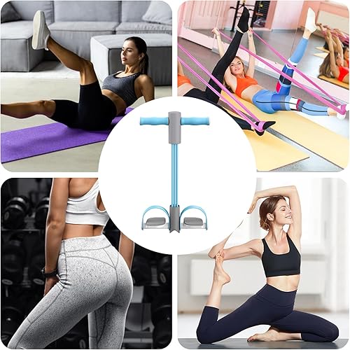 Miniatura 4 de Elastic Sit Up Pull Rope - TPE Fitness Pedal Resistance Bands, Portable Multifunctional Exercise Gear, Yoga Strength Training, Abdominal Waist Arm