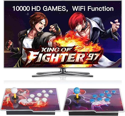 FVBADE - consola Pandora 18S tipo arcade, 10000juegos en 3D, compatible con PC, proyector y TV, función WiFi para añadir juegos, 4jugadores, disponible en Yaxa Colombia