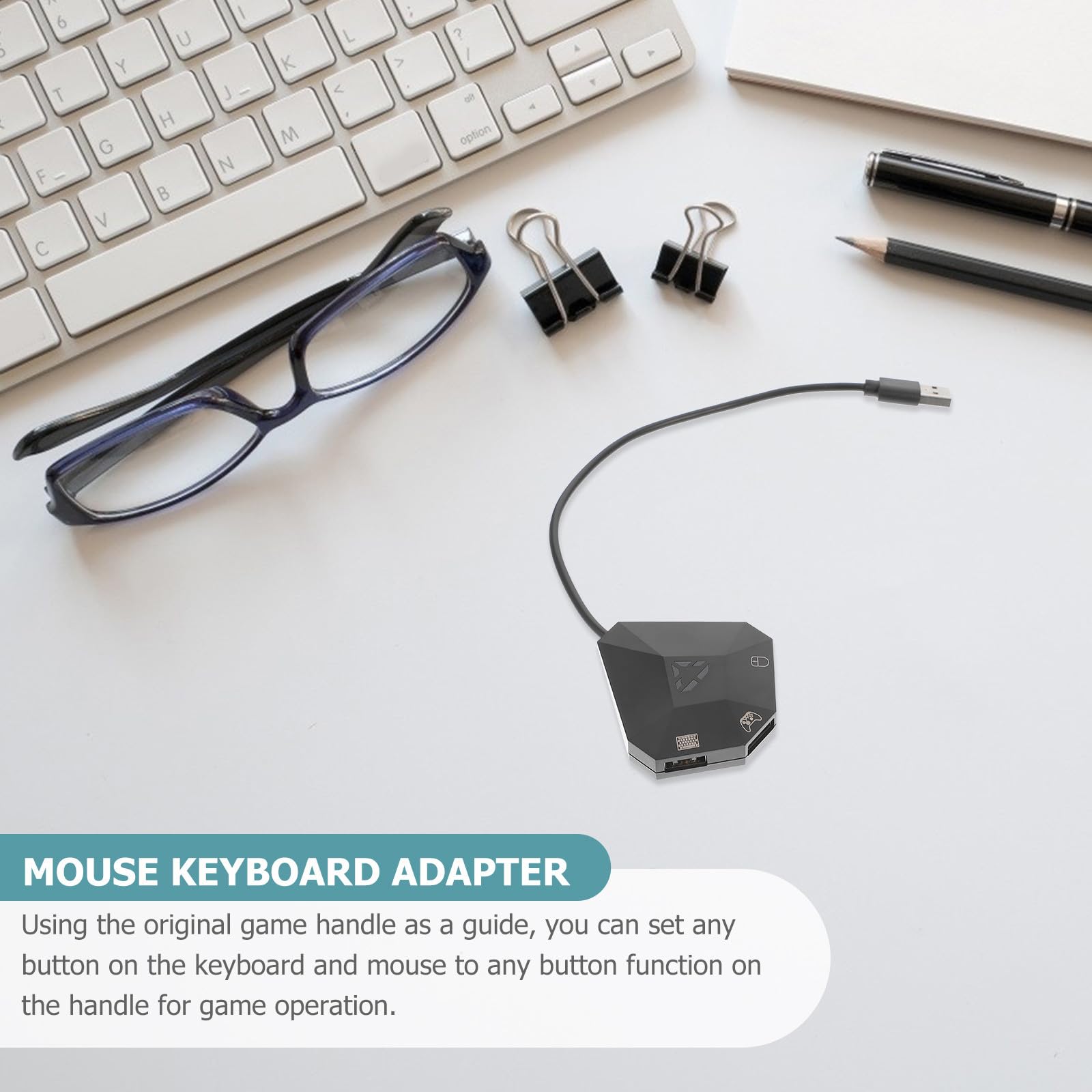 convertitore di mouse e tastiera adattatore accessori per console di gioco tastiere controller convertitore per console di gioco portatile controllore topo maneggiare AbS