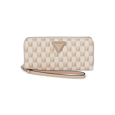 GUESS G Wave Large Zip Around Wallet Wallet Women