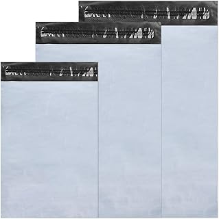 120pcs sacos envio Misturar G/M/P, envelopes envios vinted, saco plástico, embalagem roupa, Autoadesivos pacotes, Opacos, Resistentes e Seguros, para Enviar Roupa, Calçado, Acessórios, etc