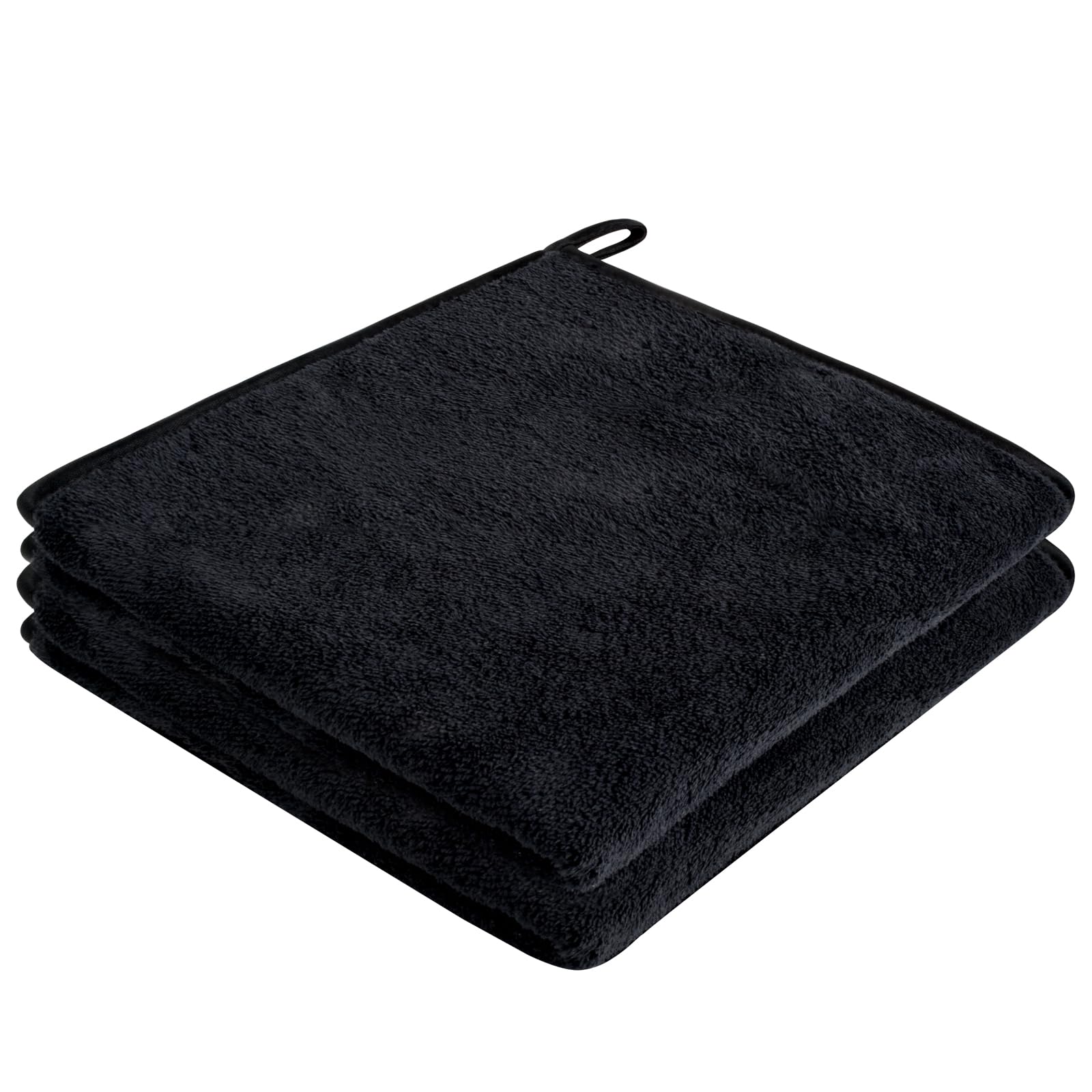 VIVOTE Microfiber Hand Towel, Super Soft & Absorbent Hand Towels with Hanging Loop, Quick Dry Kitchen Hand Towels