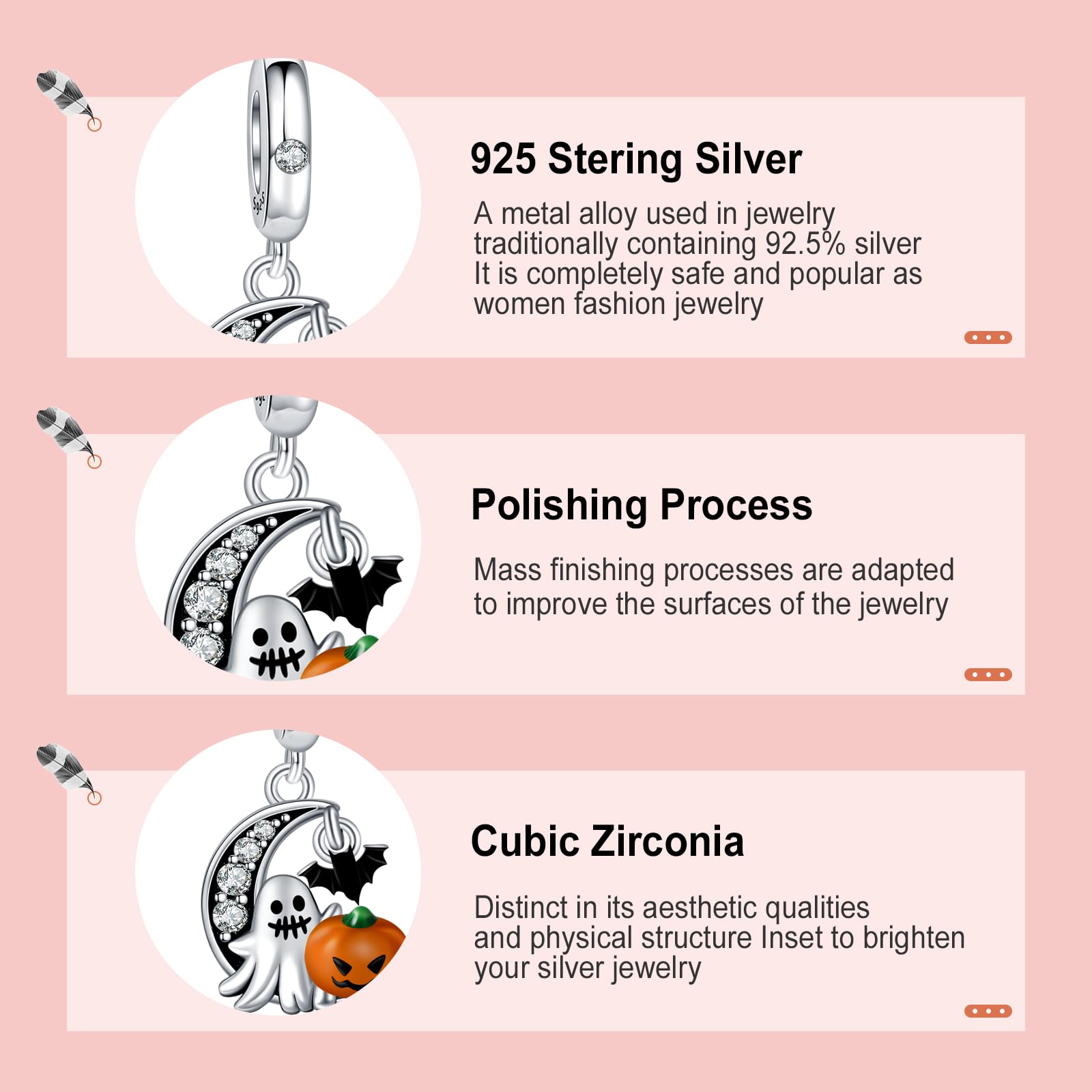 Annmors Charm Ciondolo Inverno Pupazzo Fiocco di neve 925 Argento Sterling Pendenti per Donne Braccialetti e Collane