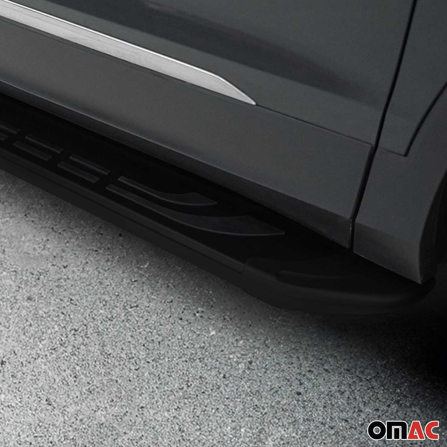 Marchepieds Latéraux pour Citroen Jumpy 2016-2026 Aluminium Noir L1 Court 2Pcs
