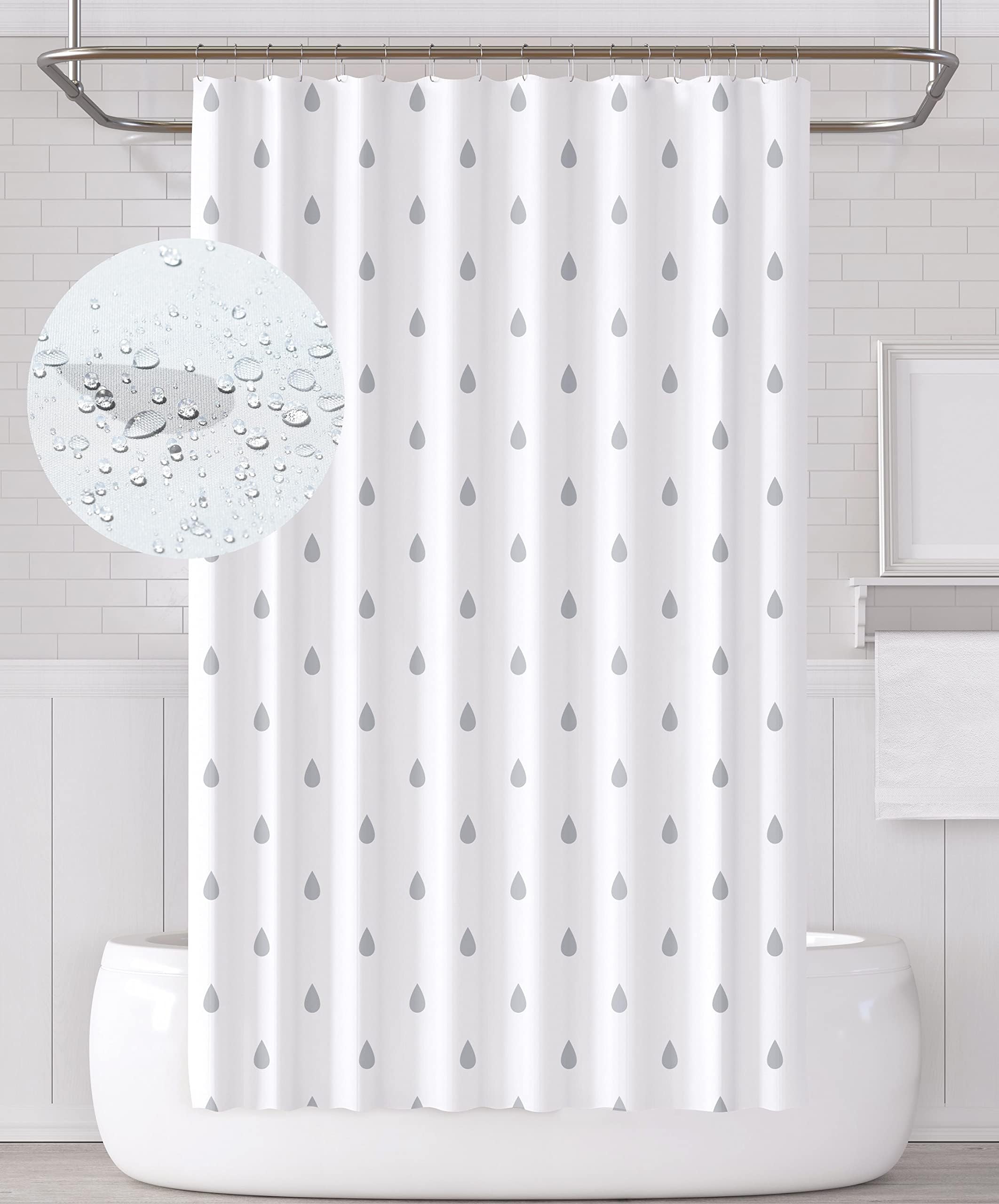 Lot De 45 Anneaux Rideau Douche En C - Plastique Noir - Universel Tringle 2-4cm - Remplacement Pratique