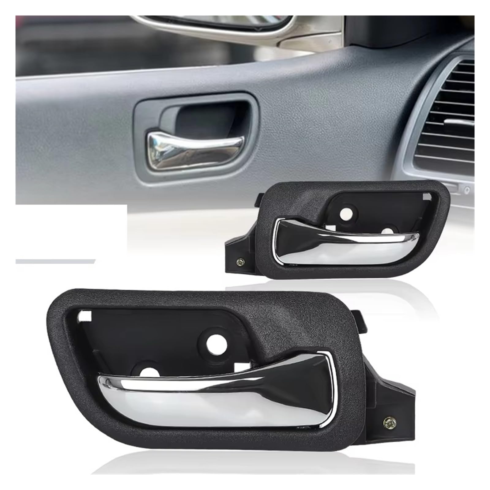 Ksjosji 2Pcs Left Right Interior Door Grab Handle Car Front Left Right Interior Door Handle For Accord 2003-2007 72160Sdaa02zd Ho1352131 Interior Door Handle Replacement(2Pcs Left Right)