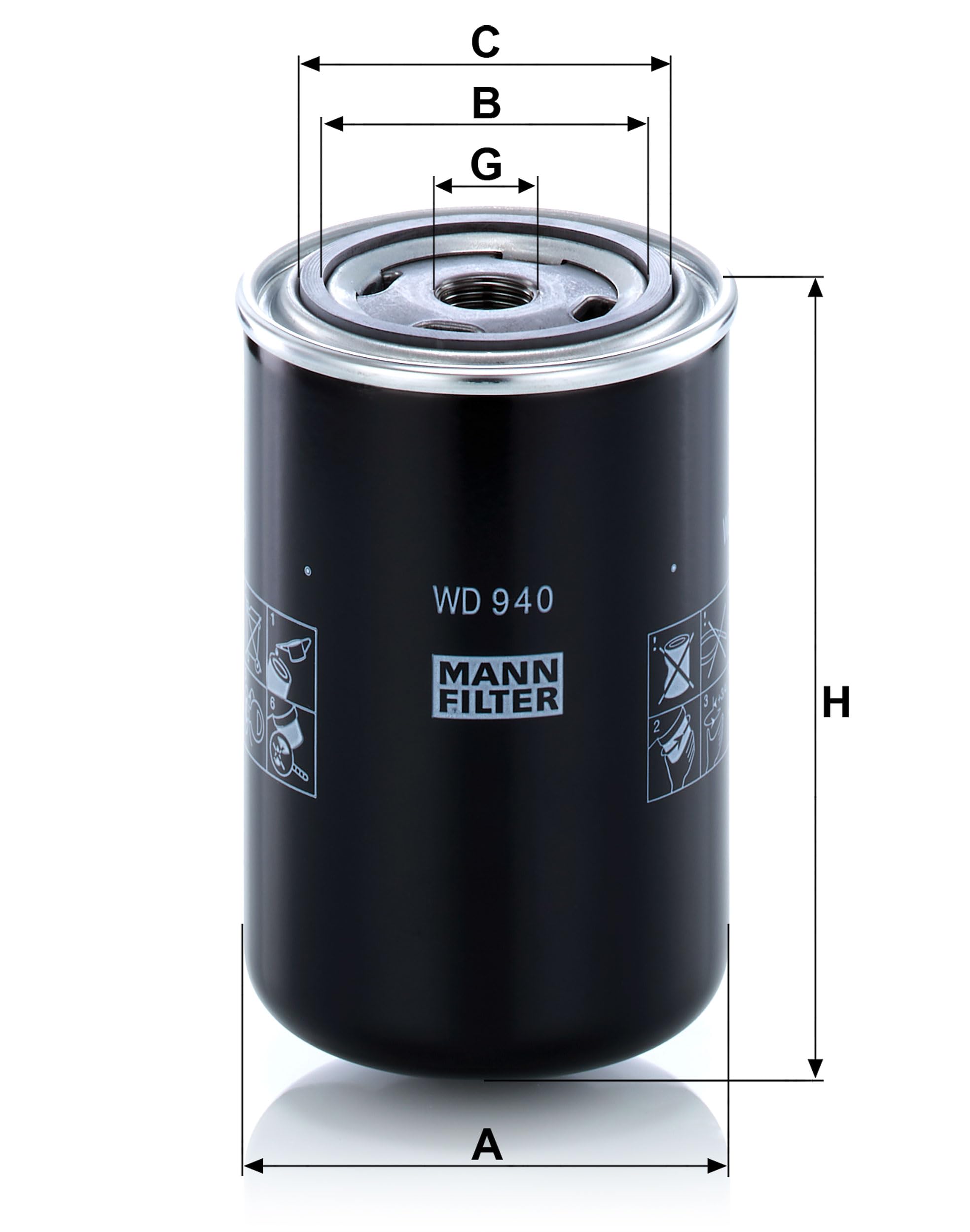 MANN-FILTER W 940/21 Filtro dell'olio - per Autovetture + veicoli commeriali