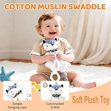 Baby Gift Boys Girls Baby Gift Set Baby Gift Set Newborn Gift with Romper Comforter Bib Socks Rattle Memory Box Greeting Cards and Baby Shower Party