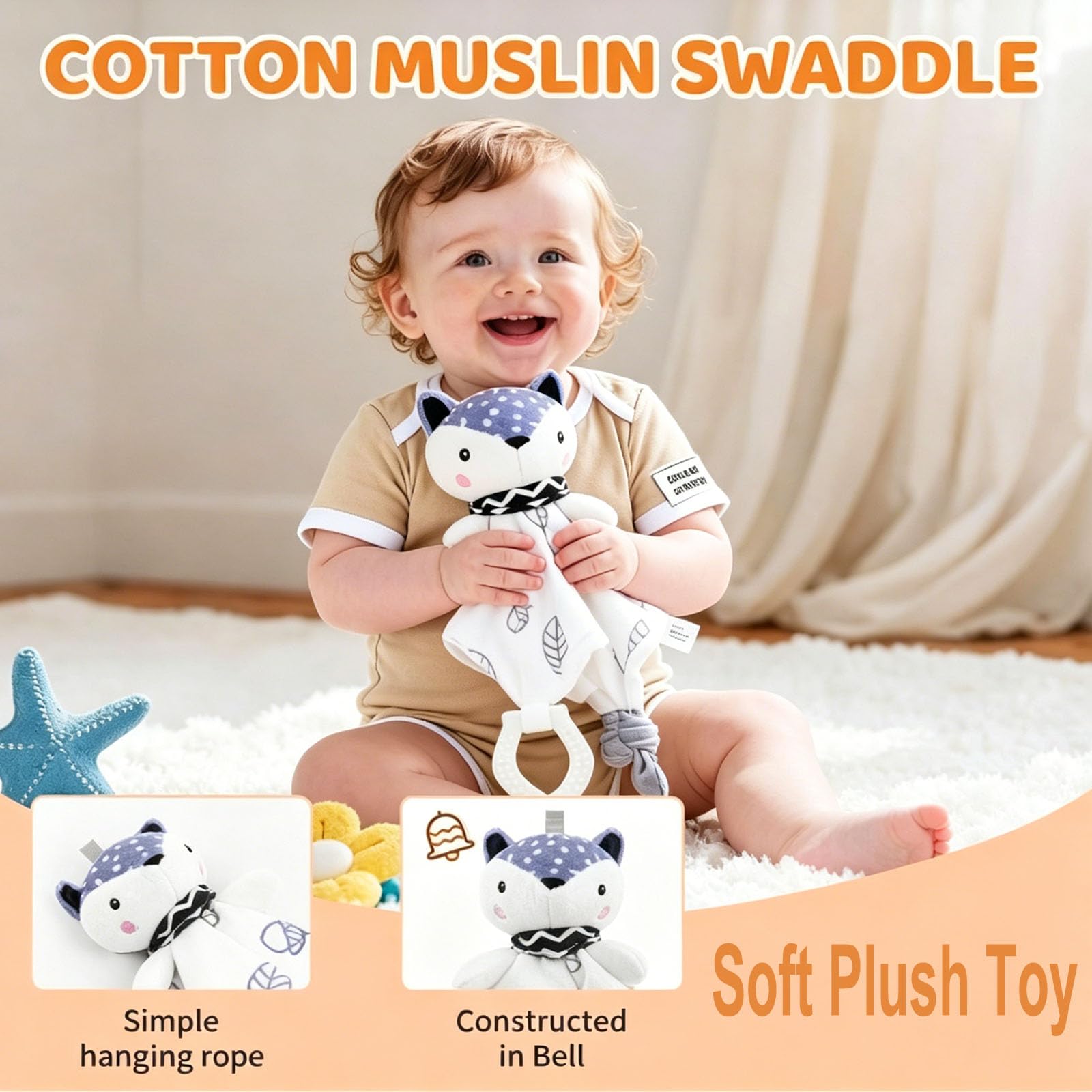 Set regalo per neonati, regalo per neonati, con pagliaccetto, asciugamani, bavaglini, calzini, sonaglio, scatola dei ricordi, biglietti di auguri e baby shower