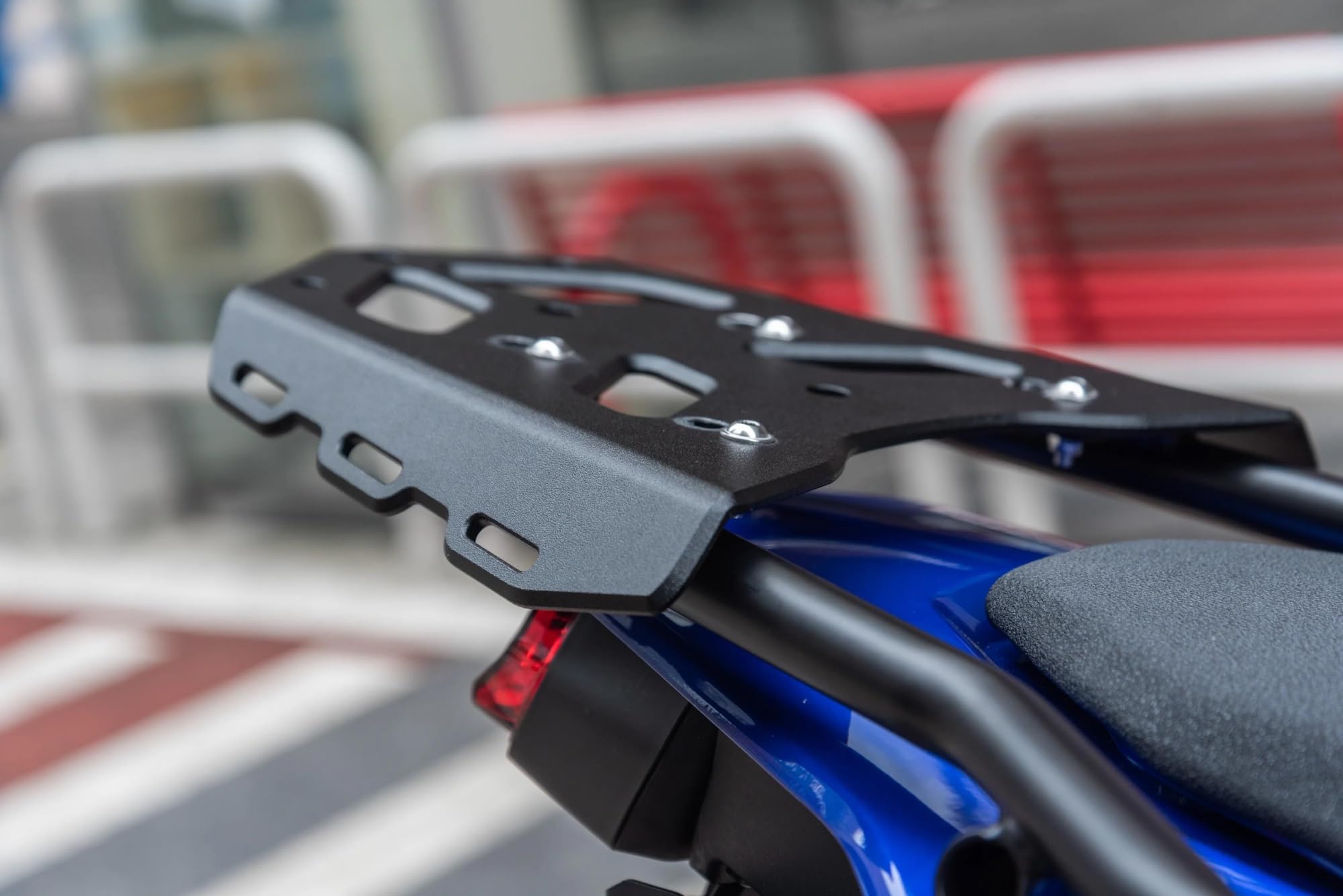 Portaequipajes Cajas Moto para Yamaha Tenere 700 2018-2025 Soporte Portaequipajes Trasero Superior WIVAOKOLGR