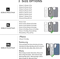 Vista 2 de ykooe Rugged Nylon Holster Compatible with iPhone 17 Pro Max, Galaxy S25/S24/S23/S21/S20 Ultra, A16 A15 A14 A13 Moto G Stylus Play Power 5G Cell