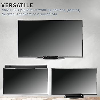 Amazon | VIVO アンダーアバブVESAテレビ背面壁マウントシェルフ