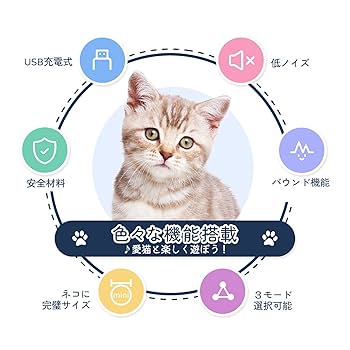 ☆ 猫おもちゃ ボール 自動 転がり＋振れ＋バウンド3モード Amazon | Cheerble 猫おもちゃ 猫ボール 猫用電動おもちゃ 猫