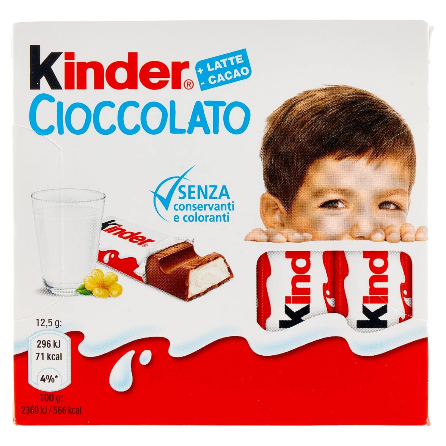 Ferrero Kinder Schokolade 50g (Kinder Chocolate Sticks 1.8oz)