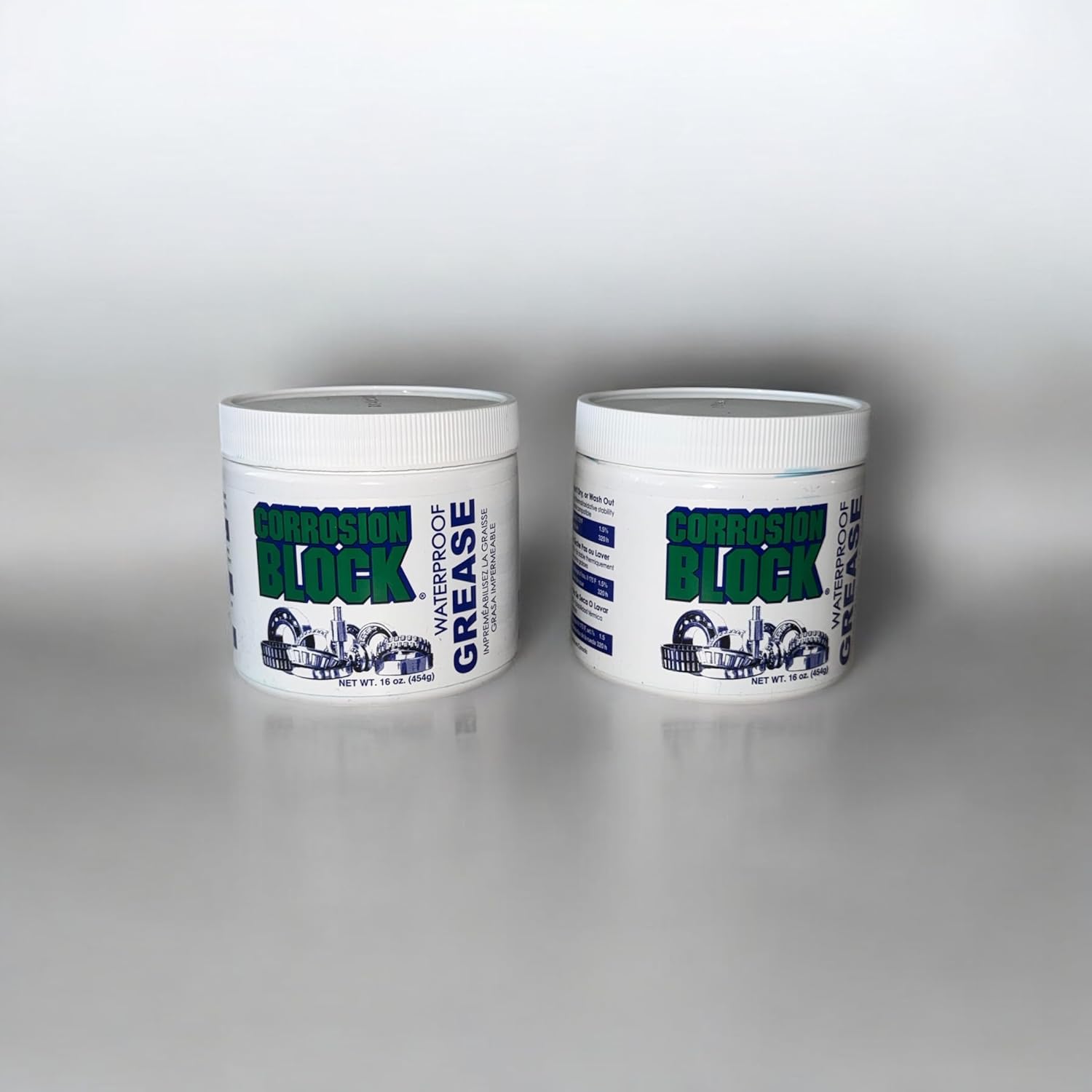 Corrosion Block High Performance Waterproof Grease - 16oz Tub - (2-Pack)