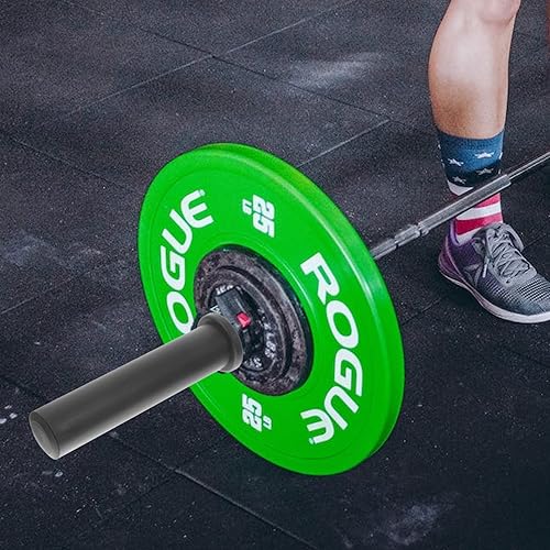 Miniatura 4 de LIFKOME Barra de pesas 2 piezas de manguito adaptador de nailon 8 convierte 1 poste de placa de peso estándar en 2 postes de placa de peso, equipo