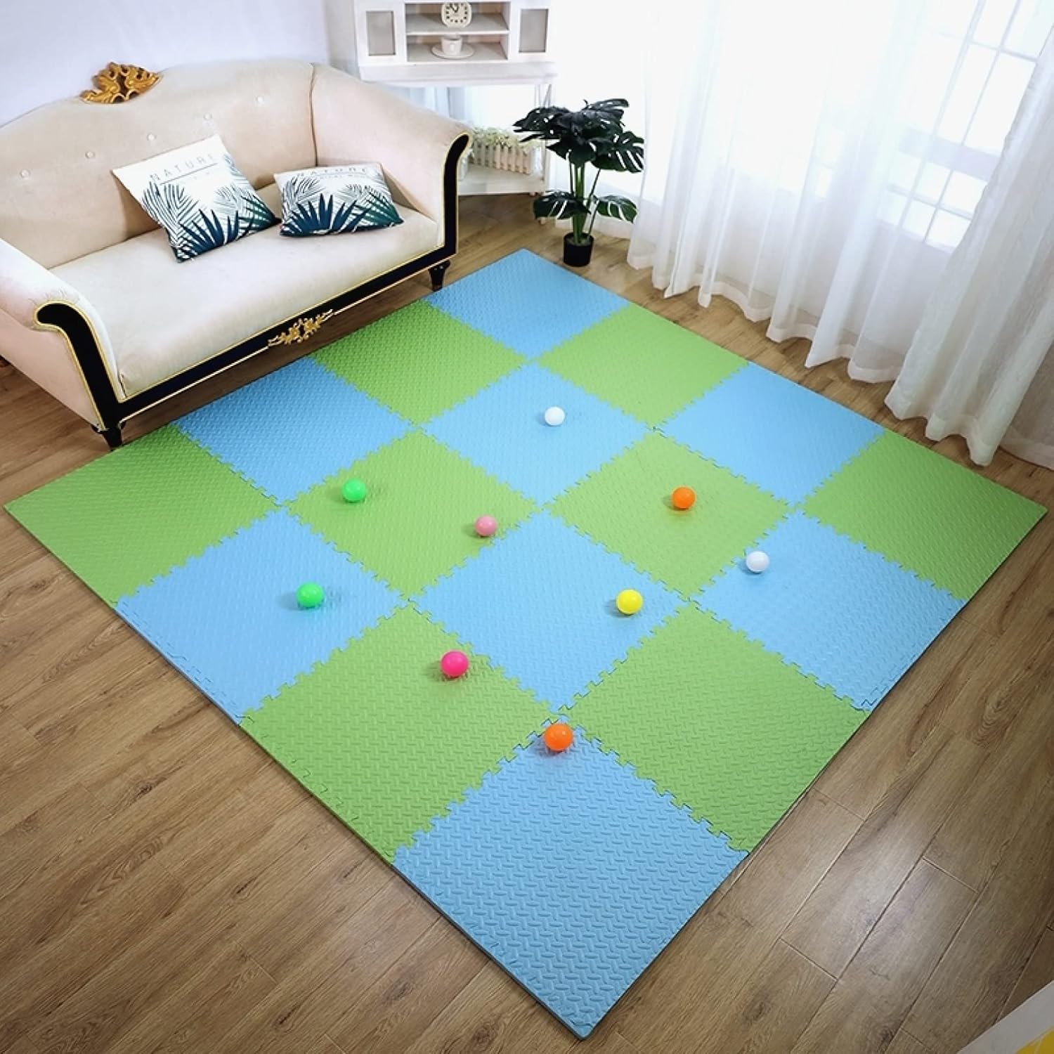 ジョイントマット プレイマット ベビーマット 無地 ジョイントマット フロアマット 北欧 60cm 30cm 子供 赤ちゃん キッズ ベビー クッション 30 30 1 2 24 子供部屋 防音 断熱 Eva フローリング かわいい おしゃれ お誕生日 プレゼント Faz Co Zm