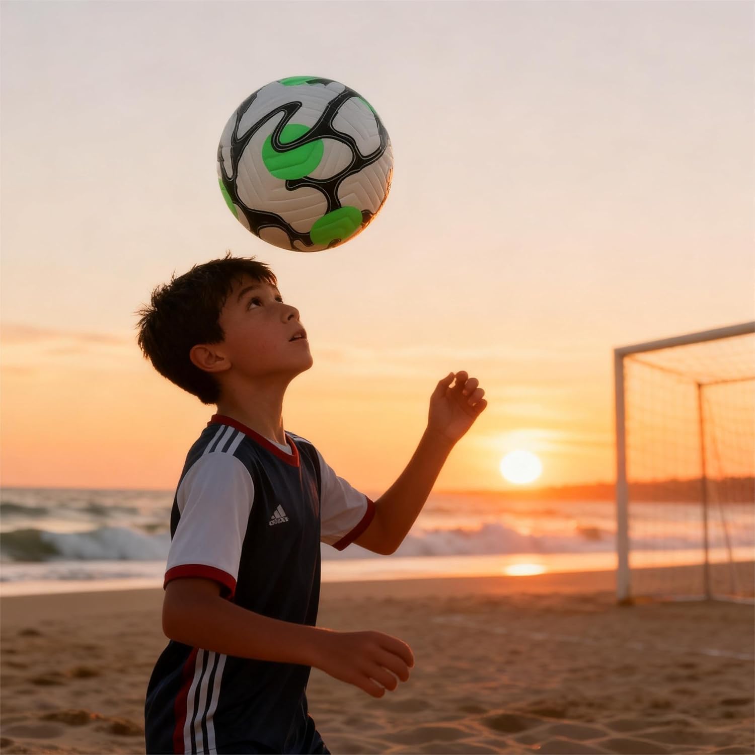 Wear-Resistant PU Soccer Ball, Size 5 Machine-Stitched Soccer Ball, Teens & Adults,Training & Match Use Ball,Festival Gift Ball(1 Ball, 1 mesh Bag, 1 air Pump, 1 inflat Needle) - Image 6